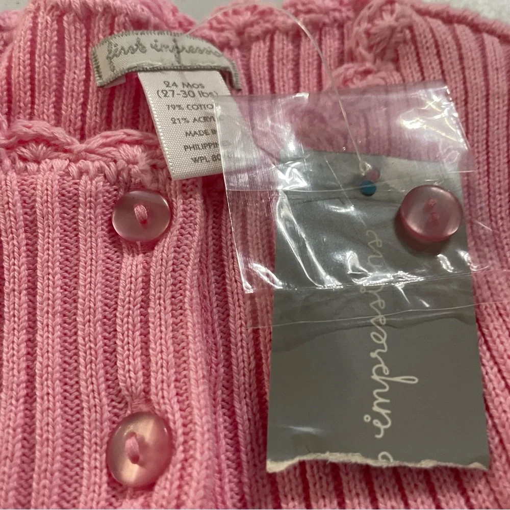 First Impressions Pink and Red Kids Matching Set
